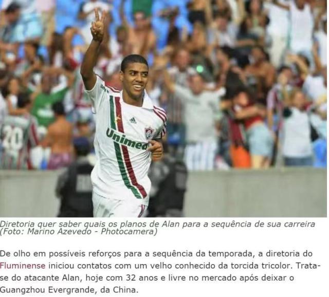 博鱼体育入口-巴甲老东家有意邀请阿兰加盟 曾3个赛季打入25球